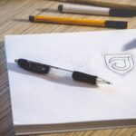 hand-drawn logo